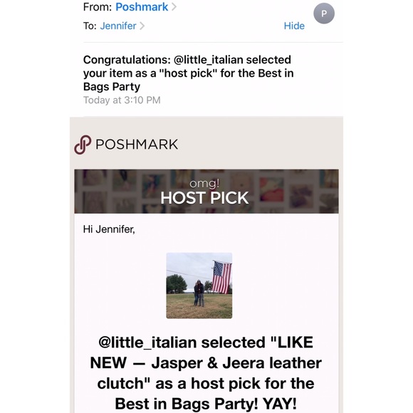 🎉HP💐 LIKE NEW — Jasper & Jeera leather clutch - Picture 8 of 9